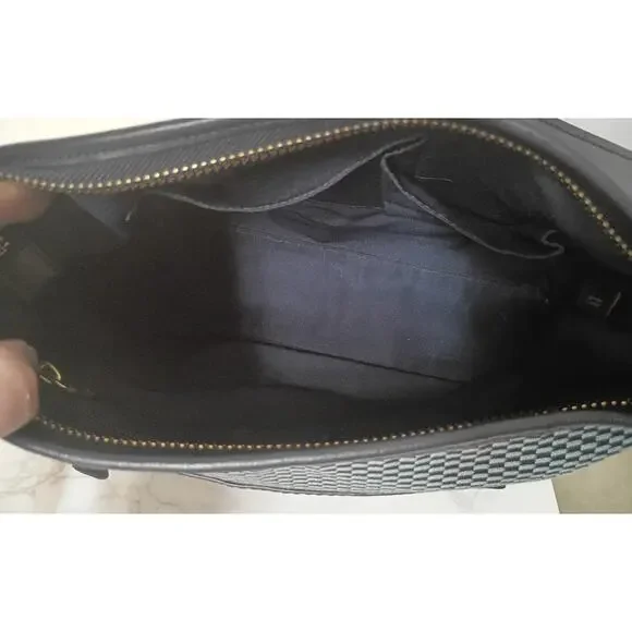 COACH Vintage Legacy Jack Road Blue Shoulder Bag - EUC - Picture 6 of 8